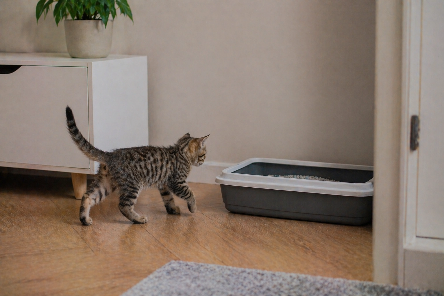 How to litter train a kitten