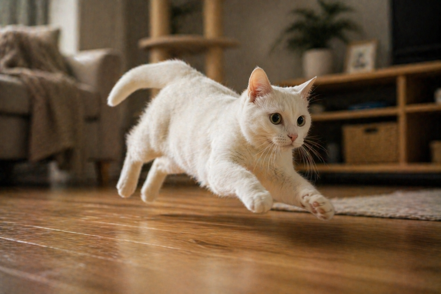 Night zoomies: why your cat runs around after dark