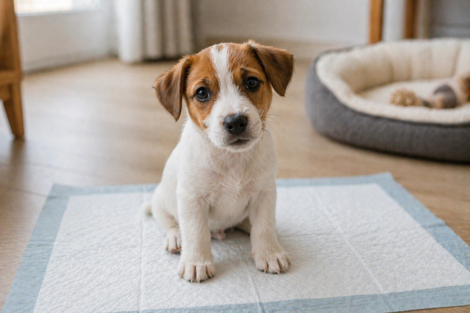 How to potty train your puppy to use pee pads