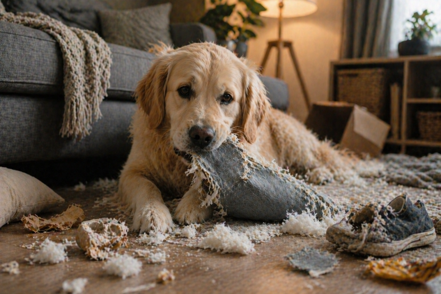 Why your dog chews everything — and what to do about it